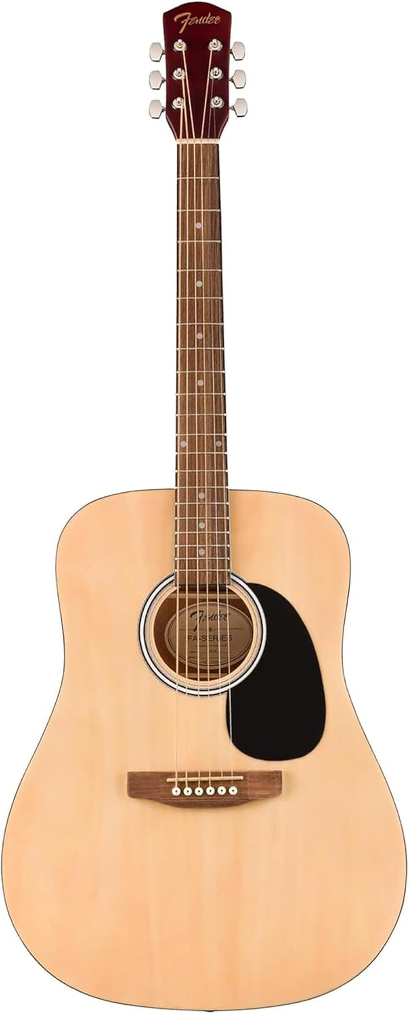 Dreadnought Acoustic Guitar - Natural Bundle with Gig Bag, Tuner, Strings, Picks, Play Online Lessons, and Austin Bazaar Instructional DVD