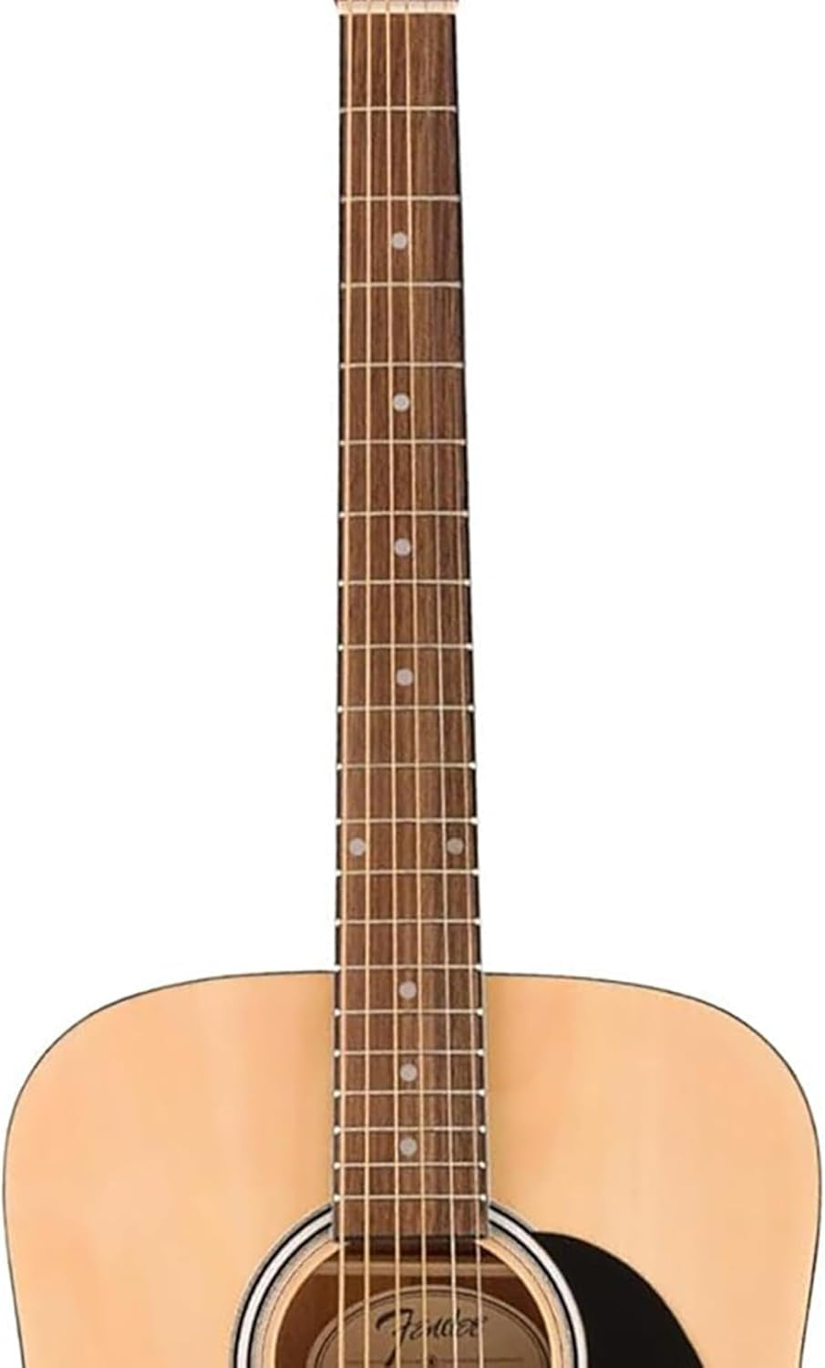 Dreadnought Acoustic Guitar - Natural Bundle with Gig Bag, Tuner, Strings, Picks, Play Online Lessons, and Austin Bazaar Instructional DVD